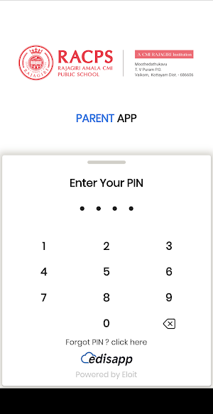 RAJGIRI AMALA CMI PUBLIC SCHOOL Vaikom Screenshot 1
