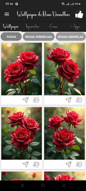 Red Roses Wallpaper Screenshot 2