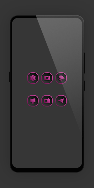 Shadow Gray Pink Icon Pack Screenshot 3