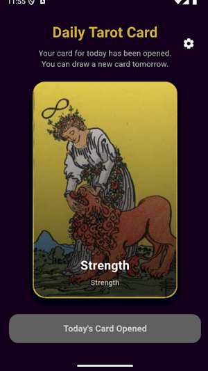 Daily Tarot Card Screenshot 1
