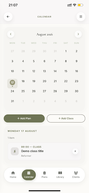 Align Planner Screenshot 2