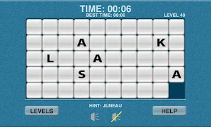 States & Capitals Word Slide Screenshot 2