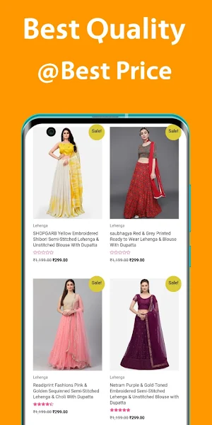Lehenga Choli Shopping App Screenshot 1