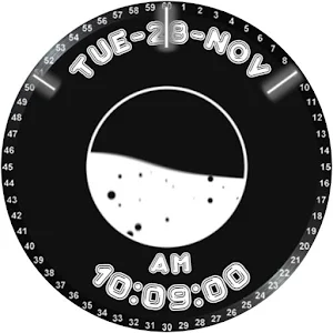 Animated Gyro Water Watch Face Screenshot 0