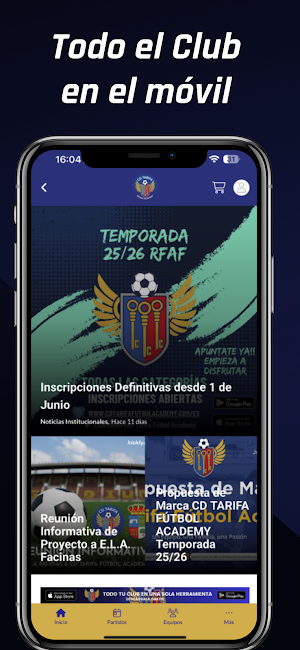 CD Tarifa Fútbol Academy Screenshot 0