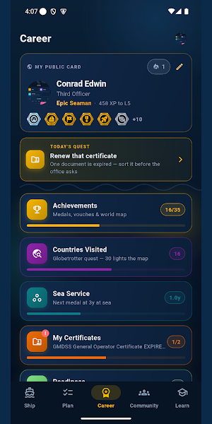 Seaman App Screenshot 2