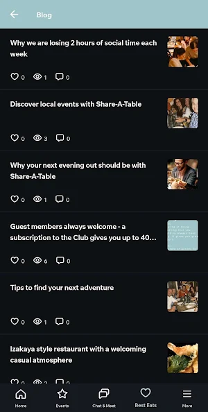Share-A-Table Screenshot 2