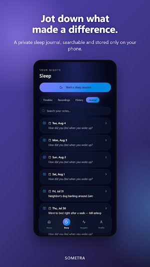 Sometra: Sleep Tracker Screenshot 1