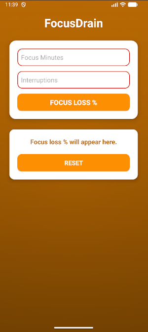 FocusDrain Screenshot 1