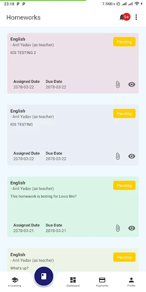 Venus National College Screenshot 2