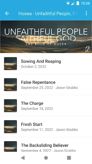 Gospel Grace Baptist Church Screenshot 2