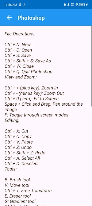Computer ShortKeys Screenshot 1