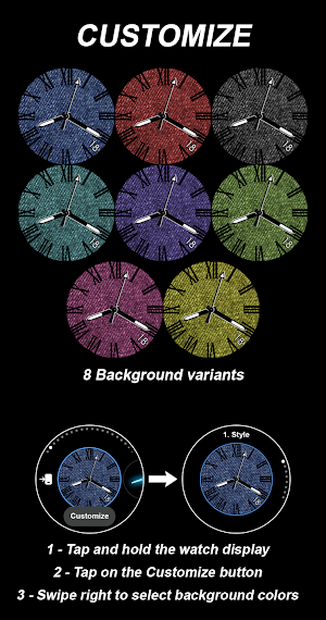 EY32 Classic Analog Watchface Screenshot 3