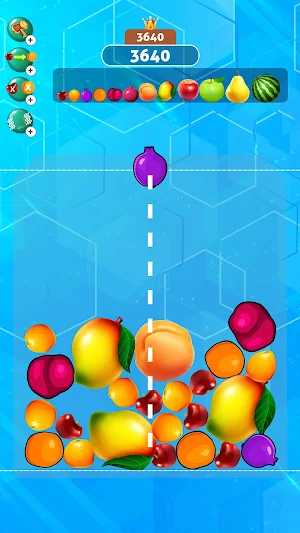 Fruit Drop Jelly Merge Melon Screenshot 3