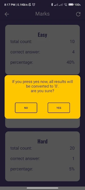 Math Quiz Screenshot 1