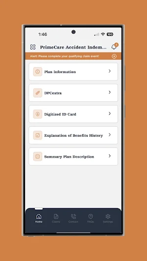 The PrimeCare App Screenshot 1