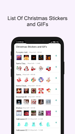 Christmas Stickers and GIFs Screenshot 0