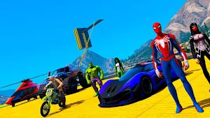 Superhero GT Car Racing Game Screenshot 1