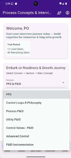 Process Engg Oil&Gas Interview Screenshot 2