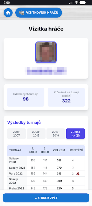 Bowlingovy rozcestnik Screenshot 2