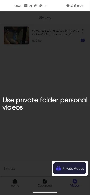 HD Video Downloader App Screenshot 2