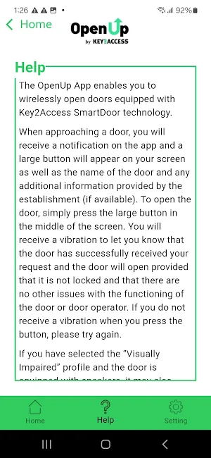 OpenUp by Key2Access Screenshot 1