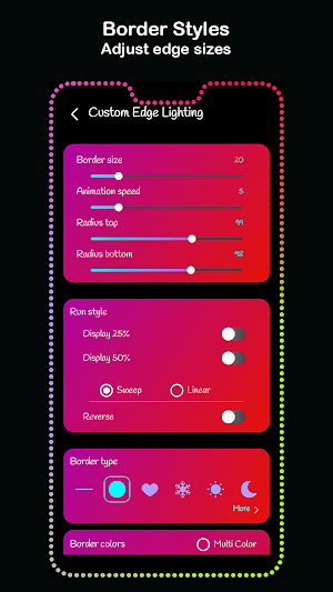 Neon Edge Lighting Screenshot 2