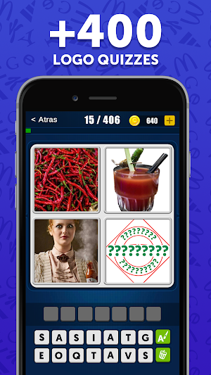 4 Pics 1 Logo Game - Free Guess The Word Games Screenshot 3