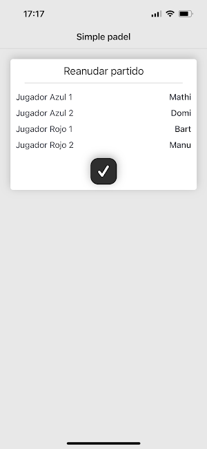 Simple Padel Screenshot 2