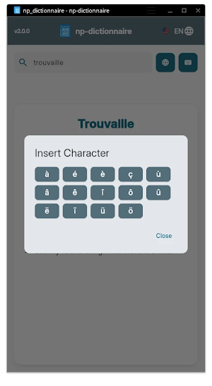 np-dictionnaire Screenshot 3