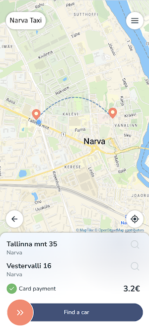 Narva Taxi Screenshot 0