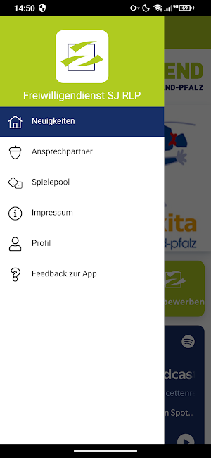 Freiwilligendienst SJ RLP Screenshot 2