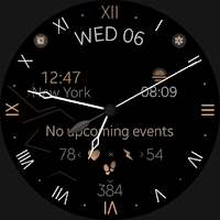 Classic Bronze watch face
