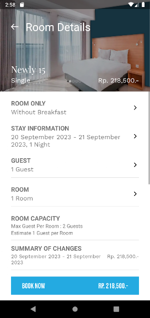Homee Hotels Screenshot 3