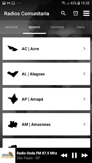 RadCOM - Rádios Comunitárias Screenshot 1
