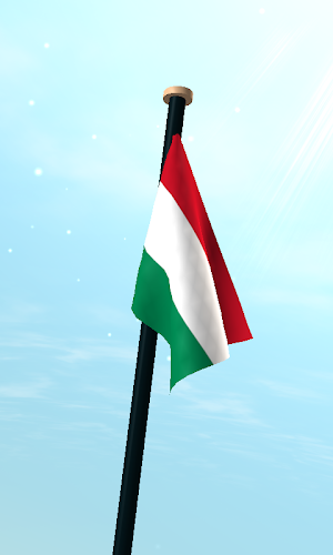Hungary Flag 3D Live Wallpaper Screenshot 2