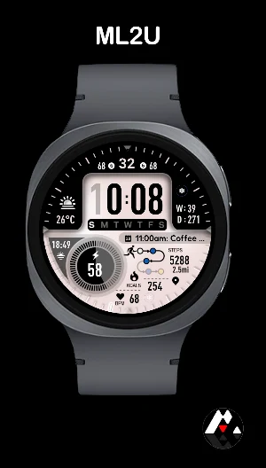 ML2U 320 Watch Face Screenshot 2