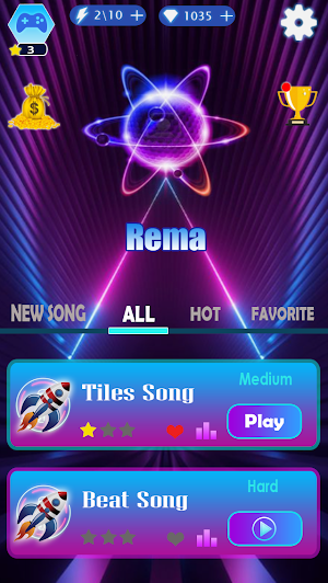 Rema Tiles Hop Screenshot 0