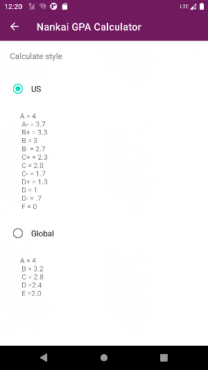 GPA Calculator Screenshot 3