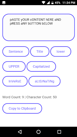 Case Converter Screenshot 3