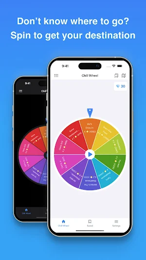 Chill Wheel - Place Picker Screenshot 0