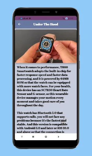 T800 smart watch Guide Screenshot 3