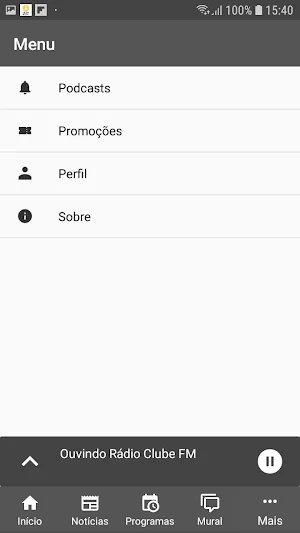 Clube FM - 101.5 Screenshot 2