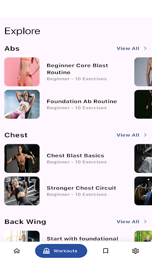 Gym Workouts & Planner Pro Screenshot 1