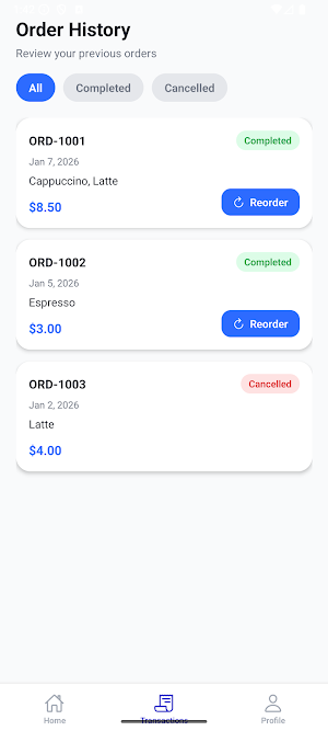Coffeeliate Screenshot 1