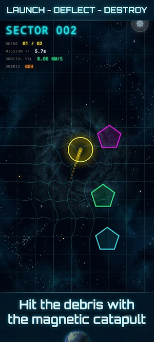Orbital Decay - space physics Screenshot 1