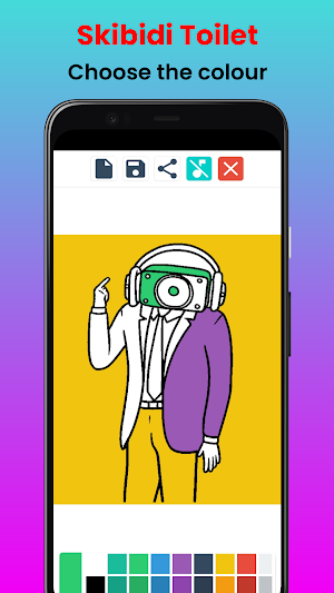 Toilet Man Drawing Game Screenshot 1