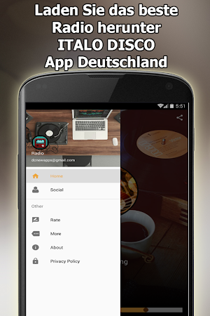 Radio ITALO DISCO Online Kostenlos Deutschland Screenshot 2