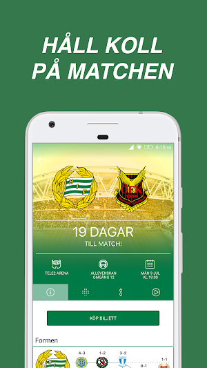 Hammarby Fotboll Live Screenshot 0
