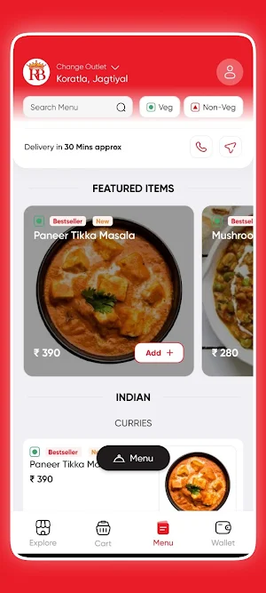 RB Restaurant Screenshot 1